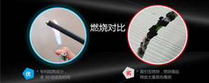 電纜燃燒對比