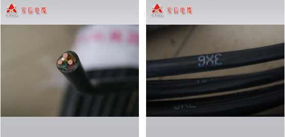 銅芯三芯電纜 YJV3*6平方