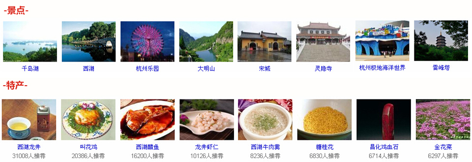 景點(diǎn)特產(chǎn)