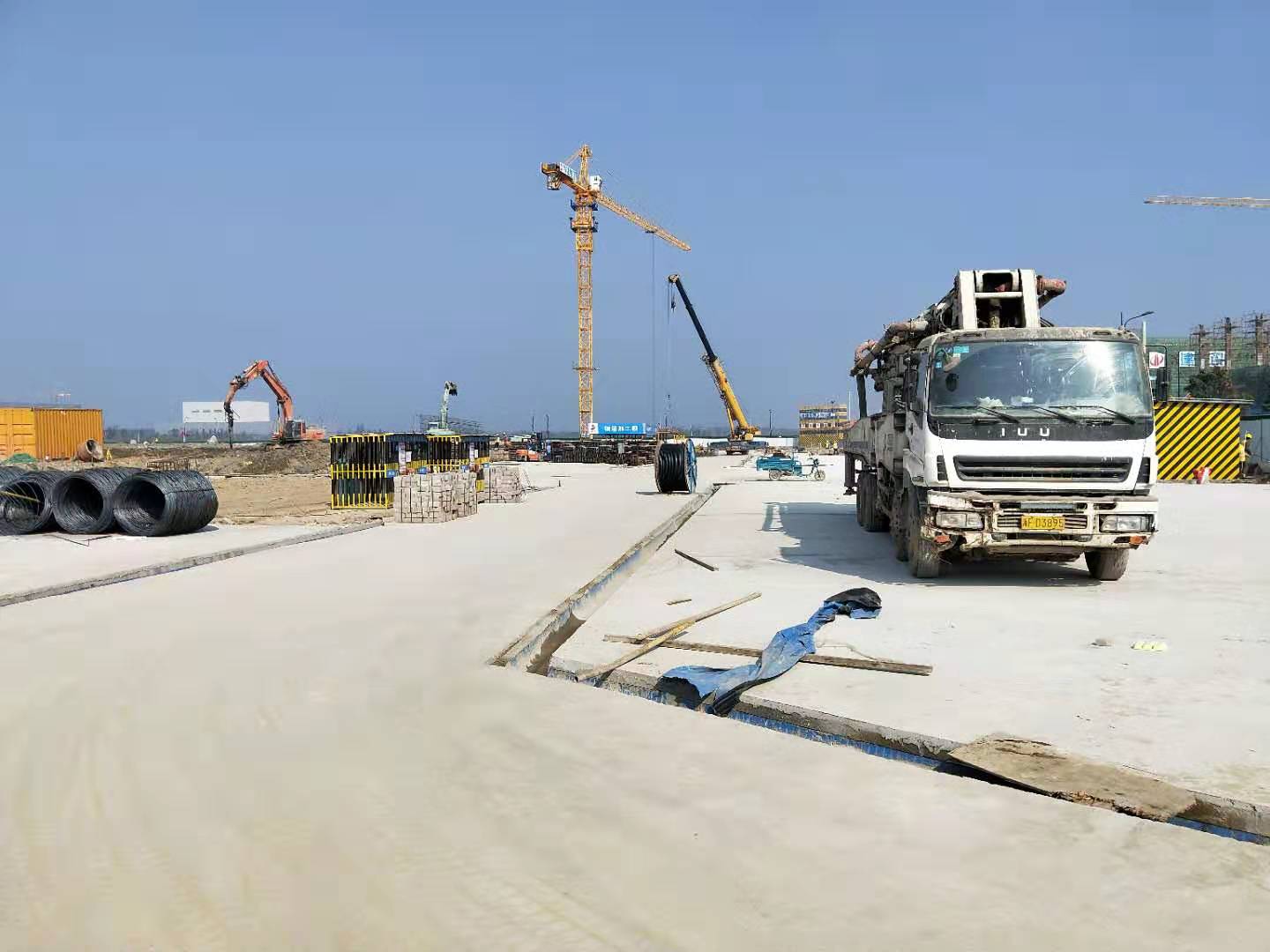 仁和街道的工地到了【杭州安信】鋁電纜安排到位