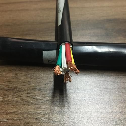 軟護(hù)套線4x1.5平方 RVV電源線 KVVR綜合線